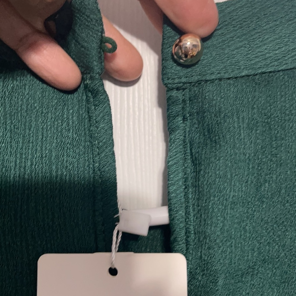 Amazon- Green Ruffled dress - Picture 3 of 5